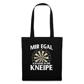 Cadeau de fléchettes Jeu de fléchettes Bullseye - Sac en tissu - noir - Devant