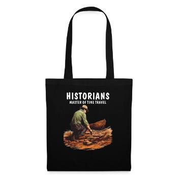 HISTORIANS MASTER OF TIME TRAVEL - Stoffbeutel - Schwarz - Vorne