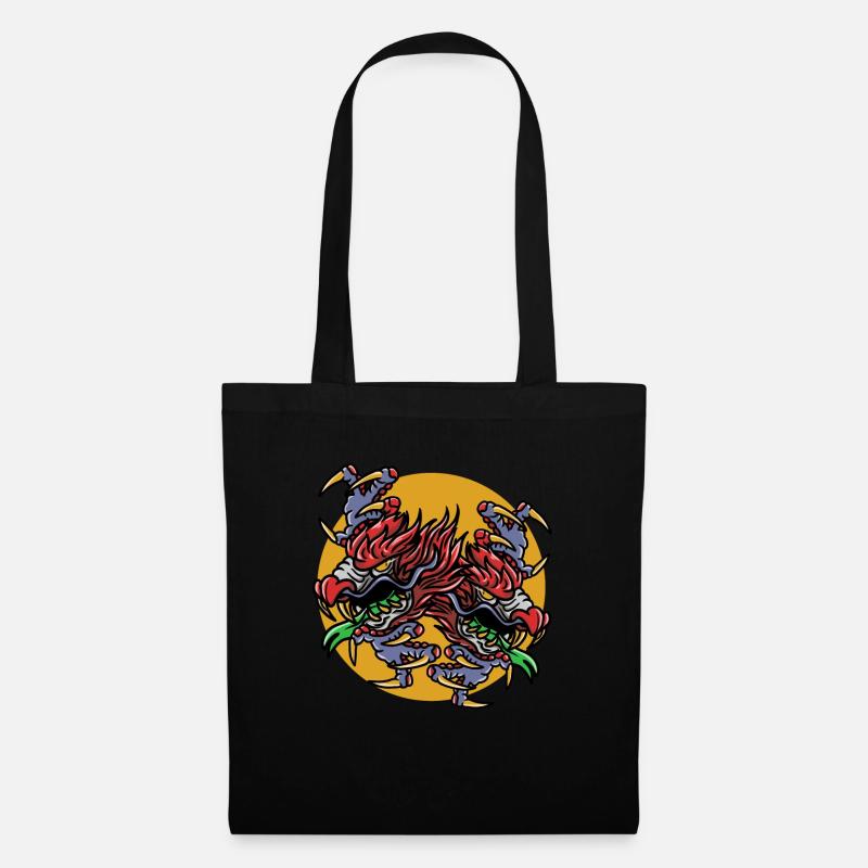 Magic Dungeon Dragon Fantasy RPG - Tote Bag - black