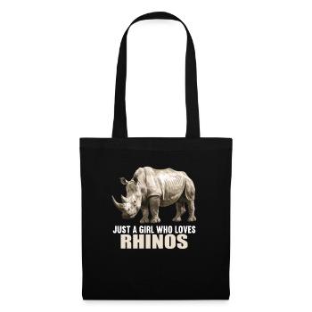 Rhino Rhinos Rhino - Tote Bag - black - Front