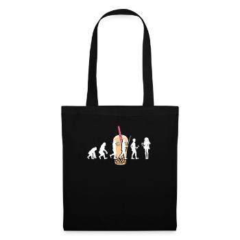 Bubble Tea Boba BubbleTea Kawaii Japan Tea Kpop - Tote Bag - black - Front