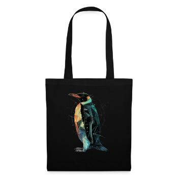 Pinguin - Stoffbeutel - Schwarz - Vorne