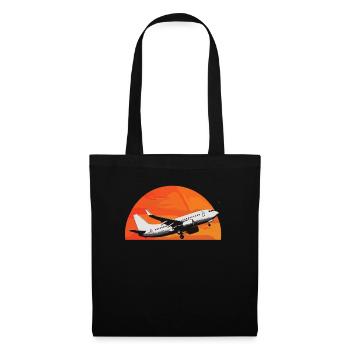 My first plane trip First time flying - Tote Bag - black - Front
