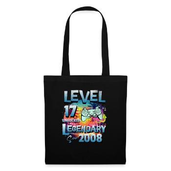 Level 17 Unlocked since 1982 Birthday - Tote Bag - black - Front