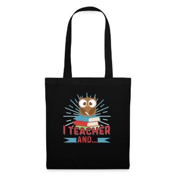 I Teacher And I Love It - Tote Bag - black - Front