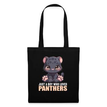 Panthers Panther - Stoffbeutel - Schwarz - Vorne