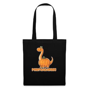 Dinosaure citrouille Halloween Pumkasaurus Costume - Sac en tissu - noir - Devant