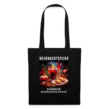 CHRISTMAS PARTY MULLED WINE - Tote Bag - black - Front