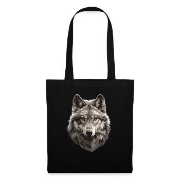 Loups Loup - Sac en tissu - noir - Devant