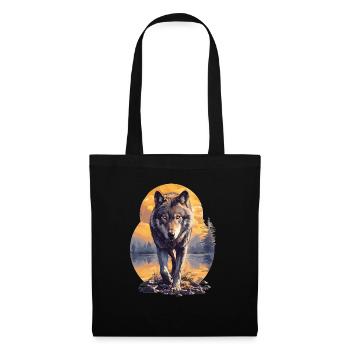 Loups Loup - Sac en tissu - noir - Devant