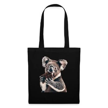 Koala - Sac en tissu - noir - Devant