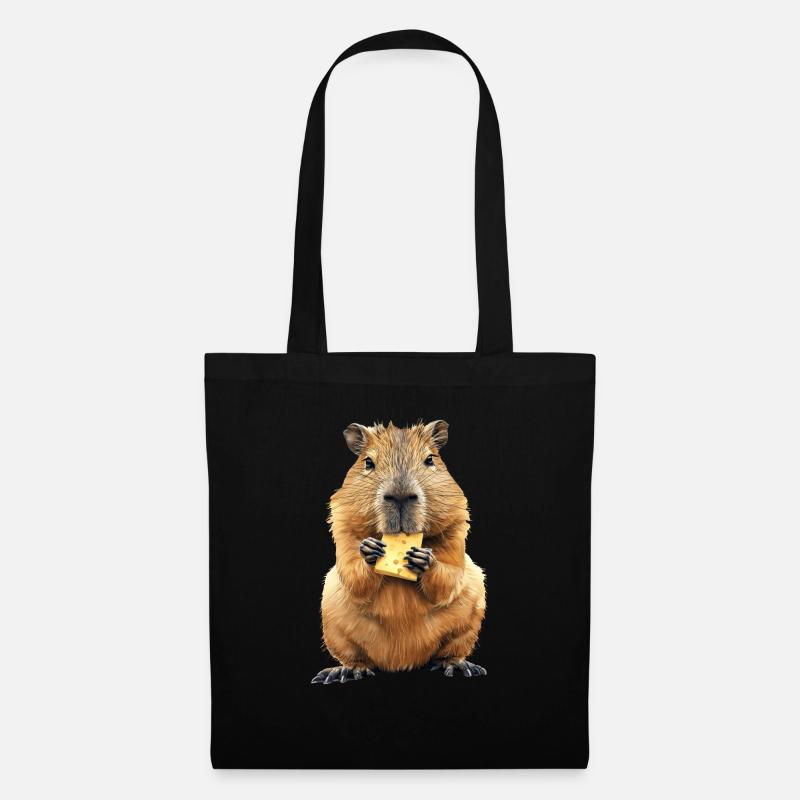 capybara - Tote Bag - black