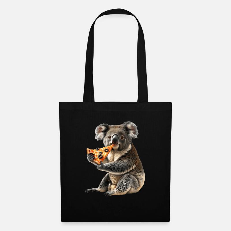 Koala - Stoffbeutel - Schwarz