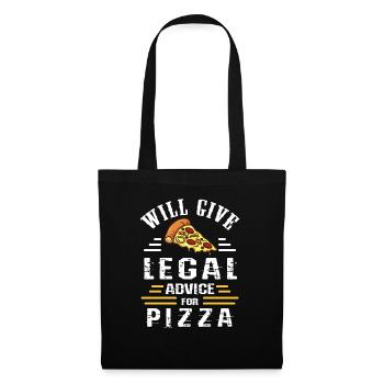 Will Give Legal Advice For Pizza Lawyer - Tote Bag - black - Front