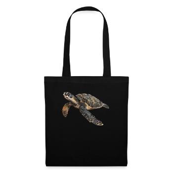 Tortue de mer Meeresschildkröten Meeresschildkröte - Sac en tissu - noir - Devant
