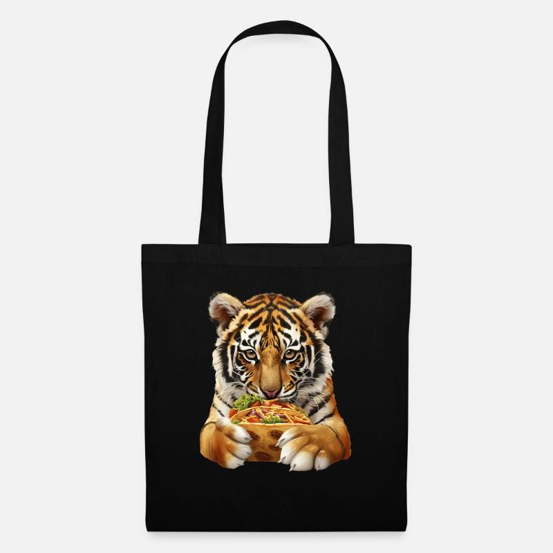 Tiger - Stoffbeutel - Schwarz