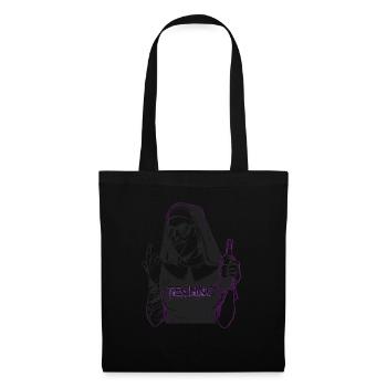 Rebellious Nun Techno Party Hardstyle - Sac en tissu - noir - Devant