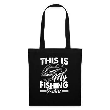 This Is My Fishing T shirt - Tote Bag - black - Front