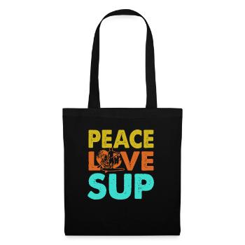 Paddleboarding Peace Love Sup - Tote Bag - black - Front