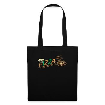 Pizzeria Dough Crust Mozarella Pizza - Tote Bag - black - Front