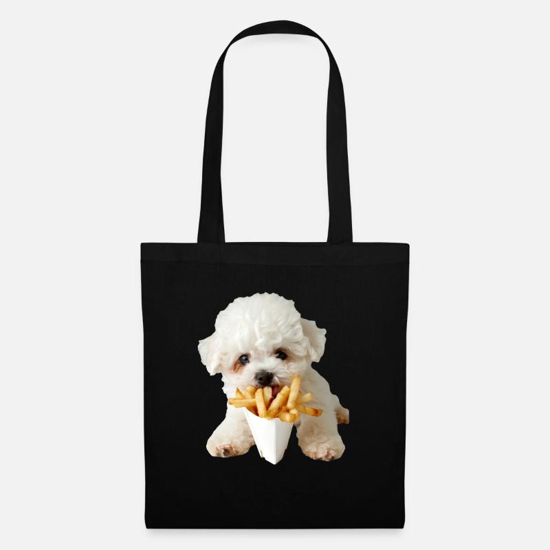 Bichon Frisé - Stoffbeutel - Schwarz