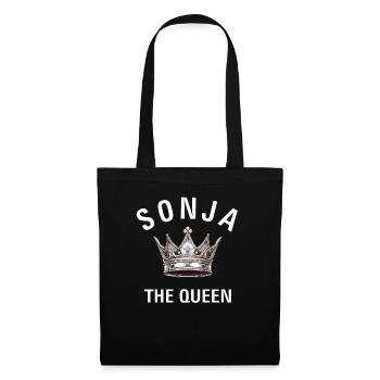 SONJA THE QUEEN - Stoffbeutel - Schwarz - Vorne