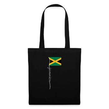 Jamaïque Jamaïque Rasta Raggea Drapeau Rastafari - Sac en tissu - noir - Devant