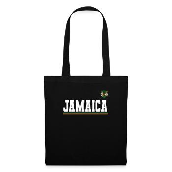 Jamaïque Jamaïque Rasta Raggea Drapeau Rastafari - Sac en tissu - noir - Devant