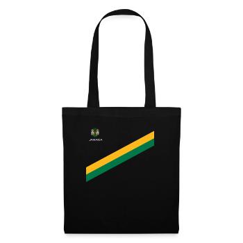 Jamaïque Jamaïque Rasta Raggea Drapeau Rastafari - Sac en tissu - noir - Devant
