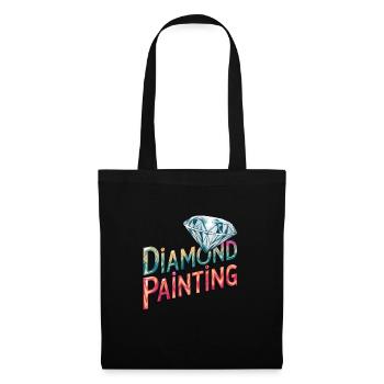 Diamond Painting Diamond Painter - Stoffbeutel - Schwarz - Vorne