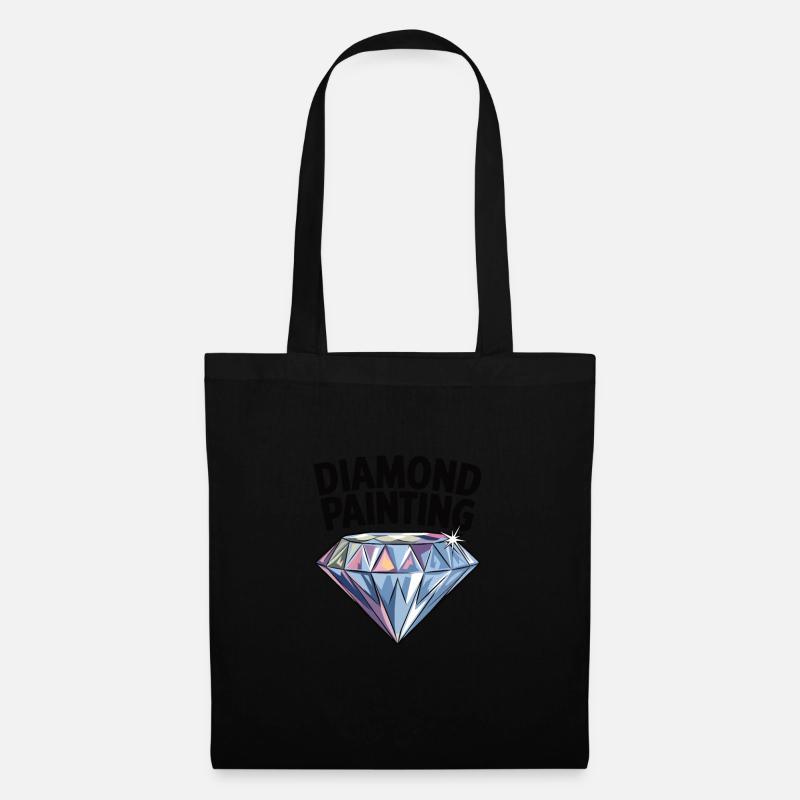 Diamond Painting Diamond Painter - Stoffbeutel - Schwarz