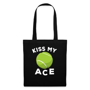 Sportschläger Kiss Ace Racquet Tennis - Stoffbeutel - Schwarz - Vorne
