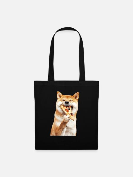 Shiba Inu - Stoffbeutel - Schwarz