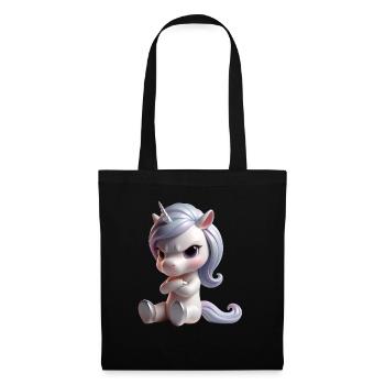 Unicorn grim 1 - Tote Bag - black - Front