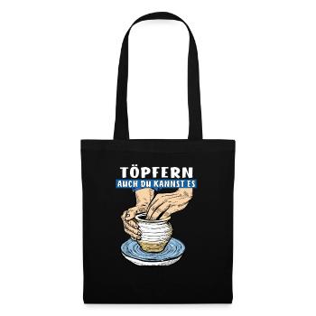 POTTERY, YOU CAN DO IT TOO - Tote Bag - black - Front
