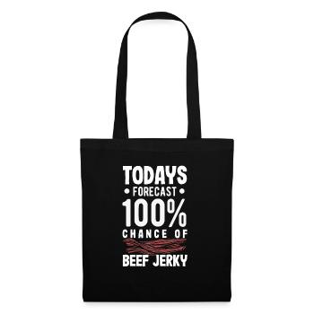 Boeuf Jerky Dealer Costume de Boeuf Jerky - Sac en tissu - noir - Devant