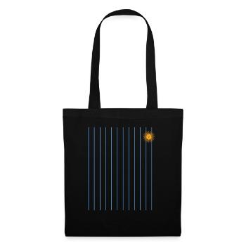 Argentine Cadeau Argentine Drapeau argentin - Sac en tissu - noir - Devant