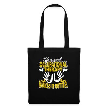 Occupational Therapy Makes Life Better - Tote Bag - black - Front