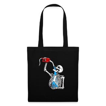 Car Skeleton - Car Guy Auto Mechanic - Tote Bag - black - Front
