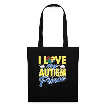 I Love My Autism Prince - Tote Bag - black - Front