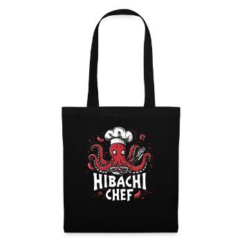 Hibachi Teppanyaki Bbq Japanese Cuisine - Tote Bag - black - Front