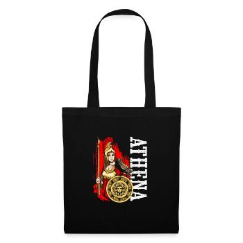 Athéna Déesse Mythologie grecque - Sac en tissu - noir - Devant