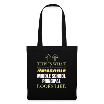 This is What an Awesome Middle School Principal Lo - Tote Bag - black - Front