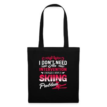 Realize I Have A Skiing Problem - Tote Bag - black - Front