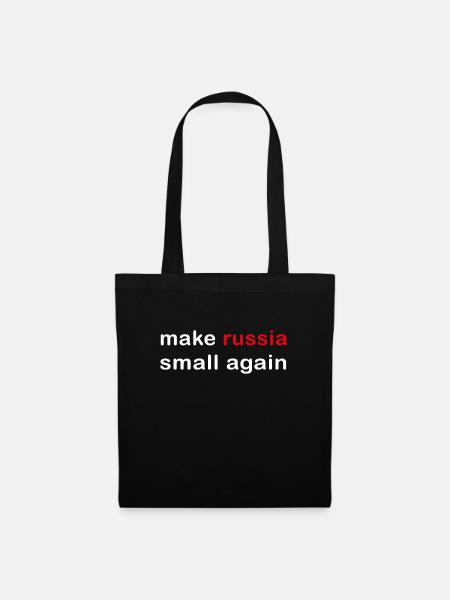 make russia small again - Stoffbeutel - Schwarz
