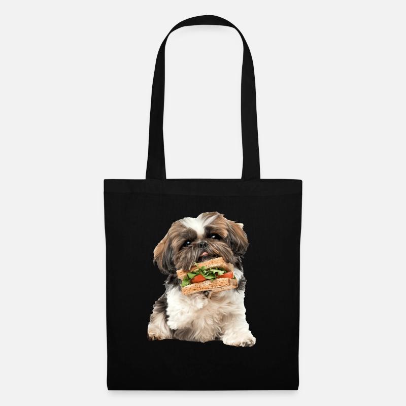 Shih Tzu - Stoffbeutel - Schwarz