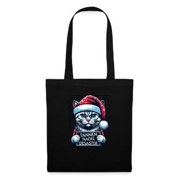 Santa Claus Funny Cats Christmas - Tote Bag - black - Front