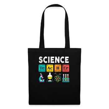 Science Teacher Chemistry Biology Physics Teacher - Stoffbeutel - Schwarz - Vorne