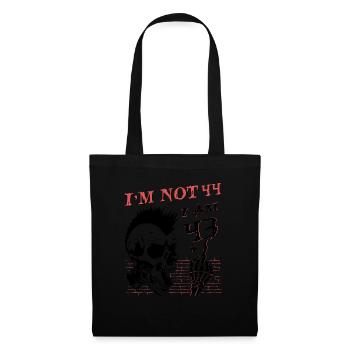 I Am 43 Plus Middle Finger - 44th Birthday - Tote Bag - black - Front
