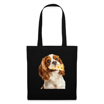 Cavalier King Spaniel - Stoffbeutel - Schwarz - Vorne